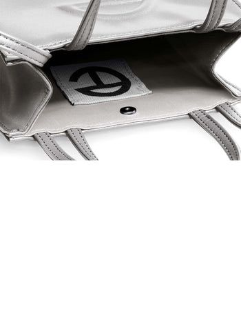 Telfar Small Shopping Bag Silver