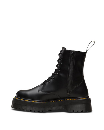 Dr. Martens Jadon Black Polished Smooth