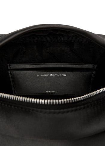 Alexander Wang Heiress Crossbody Satin Bag Black