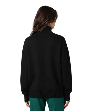 AMI Paris Ami de Coeur Jumper Black