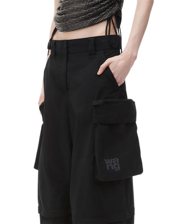 Alexander Wang Cargo Pants With Oversize Pockets Black