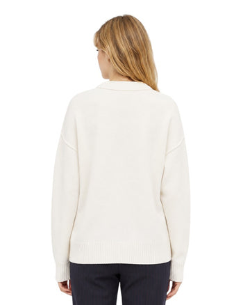 AMI Paris Ami De Coeur Oversize Sweater White