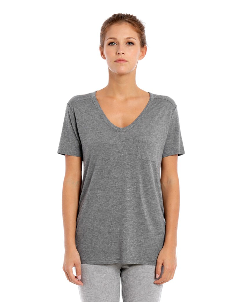 Alexander Wang Classic Pocket Tee Grey