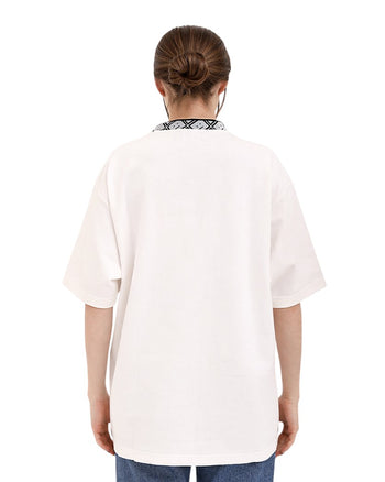 Acne Studios Eternal Rib Face Tee Optic White