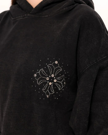 Chrome Hearts Hoodie Washed Black CH110-WBK