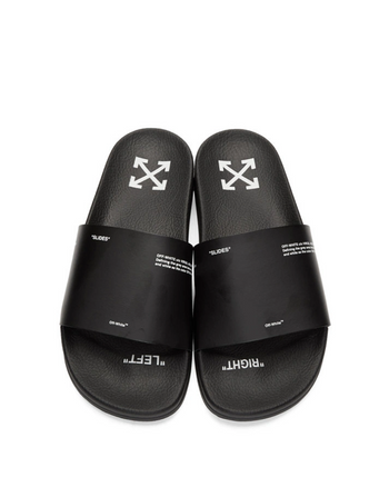 Off-White Corporate Sliders Black