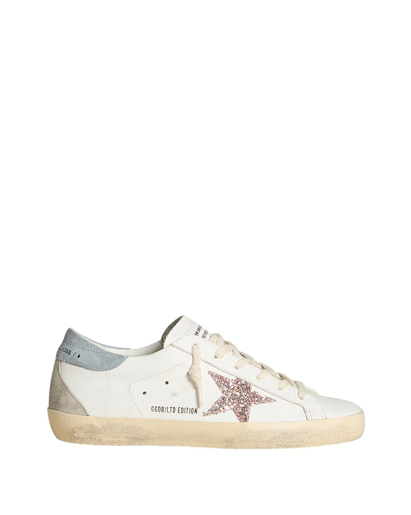 Golden Goose Super-Star LTD with Multicolor Glitter Star