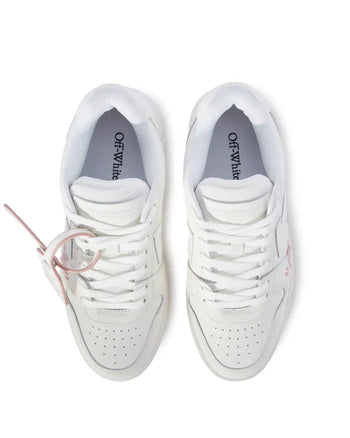 Off White Out Of Office 'For Walking' Sneakers White-Pink