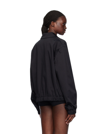 AMI Paris Ami de Coeur Zipped Jacket Black