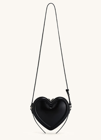 JW PEI Arlene Heart Shaped Bag Black