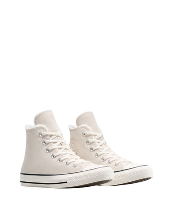 Converse Cozy Club Chuck 70 Warm Lining Leather High Tops Grey