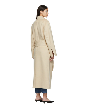 Toteme Robe Coat Eggnog