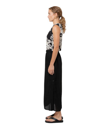 Toteme Side Button Drawstring Skirt Black