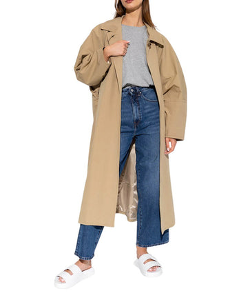 Toteme Oversized Mulberry Silk Tee Steel