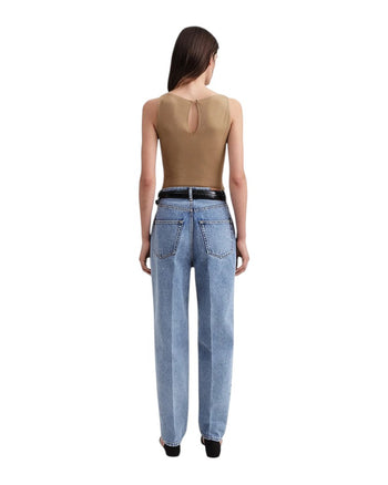 Toteme Sleeveless Boat Neck Top Nutmeg