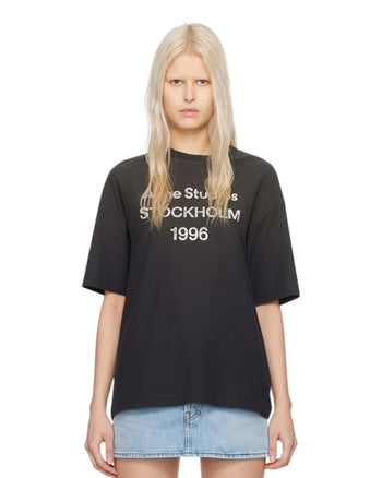 Acne Studios Exford 1996 T-Shirt Faded Black
