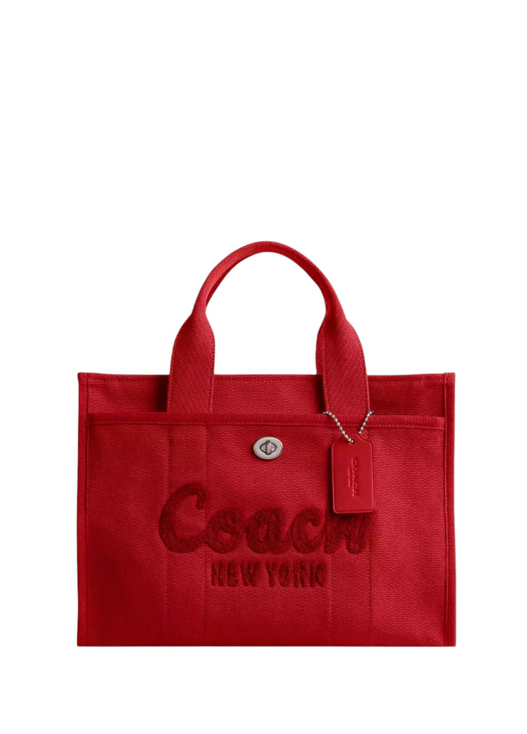 Coach Cargo Tote Bag 34 Red