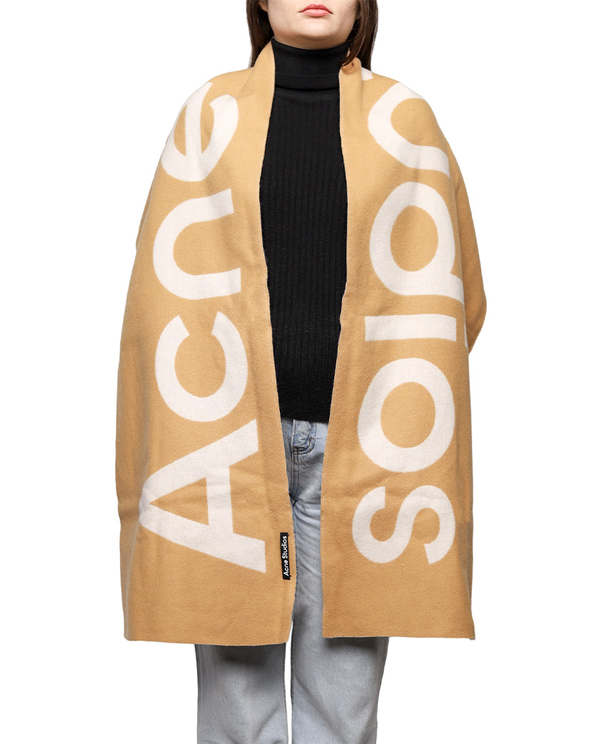 Acne Studios Toronty Scarf Brown/White