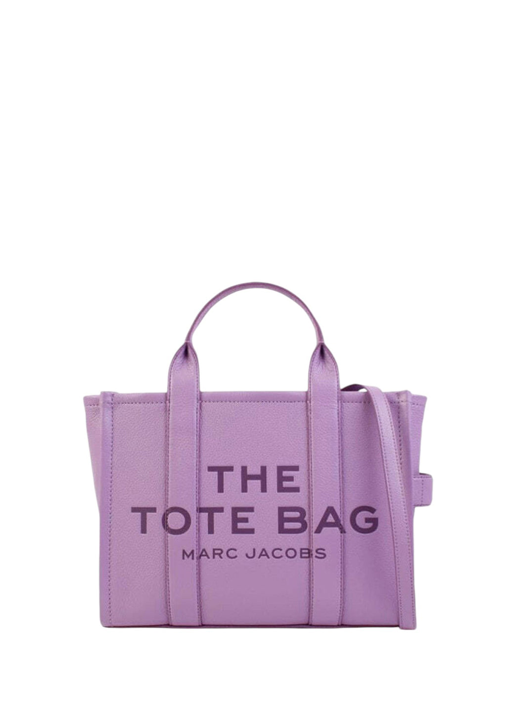 Marc Jacobs Leather Small Tote Bag Purple