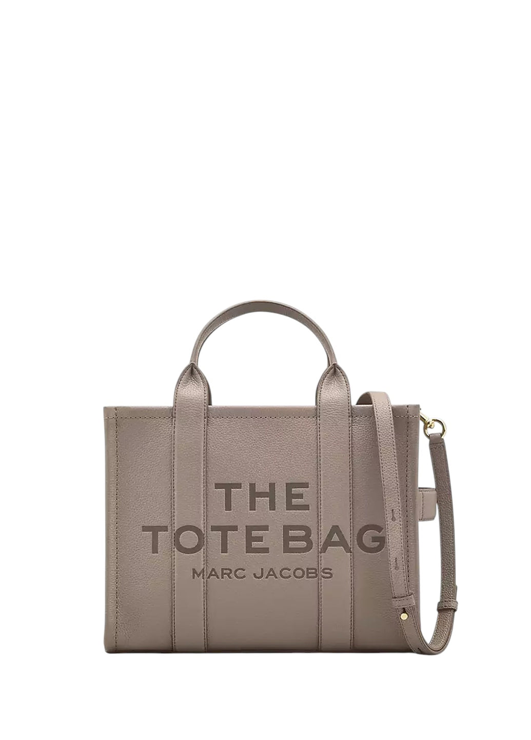 Marc Jacobs Leather Small Tote Bag Grey