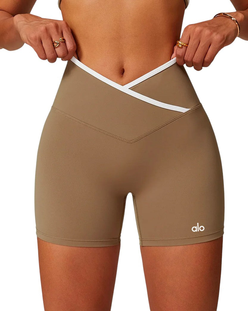 Alo Yoga Sports Shorts Mocha Brown 88431-MBN