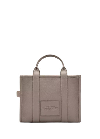 Marc Jacobs Leather Small Tote Bag Grey