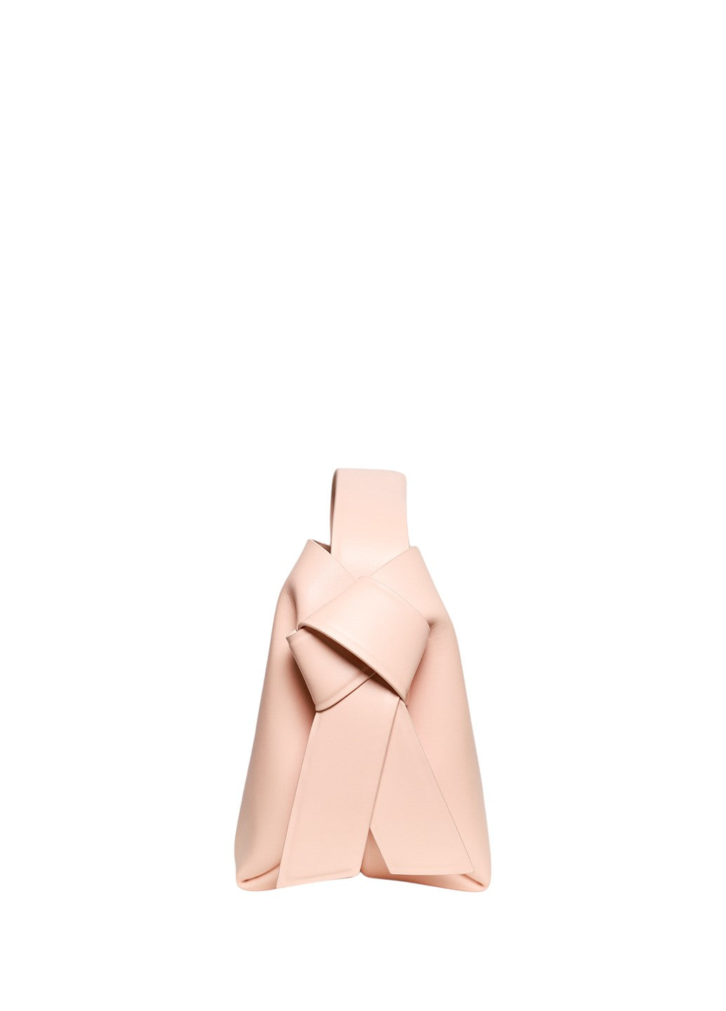Acne Studios Musubi Small leather shoulder bag Pink