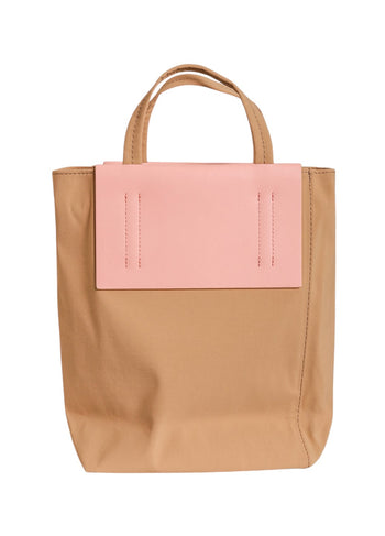 Acne Studios Baker Out medium canvas and printed leather tote