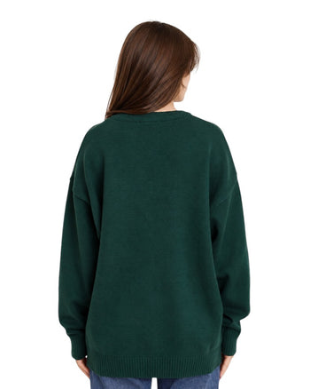 AMI Paris Ami De Coeur Oversize Sweater Green