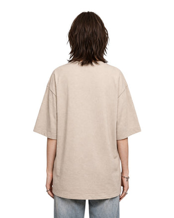 Acne Studios Logo cotton jersey T-shirt Oyster Grey