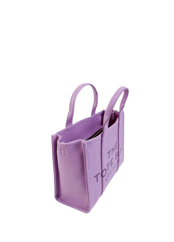 Marc Jacobs Leather Small Tote Bag Purple