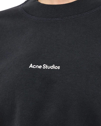 Acne Studios Erwin Long Sleeve Stamp Tee Black