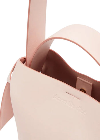 Acne Studios Musubi Small leather shoulder bag Pink
