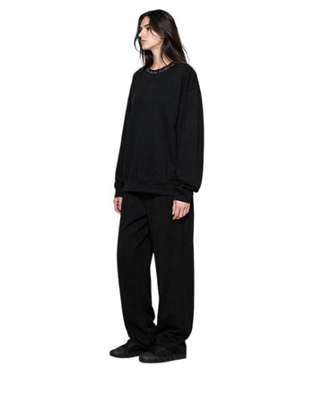 Acne Studios Flogho Crew Sweat Black