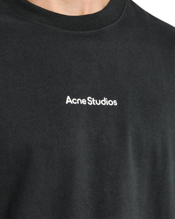 Acne Studios Logo cotton jersey T-shirt Black