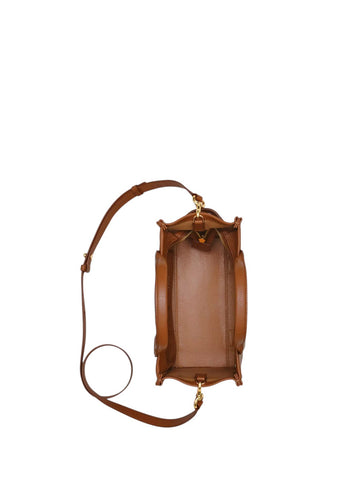 Marc Jacobs Leather Mini Tote Bag Brown