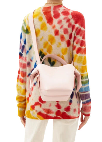 Acne Studios Musubi Small leather shoulder bag Pink