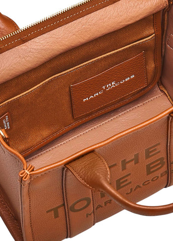 Marc Jacobs Leather Mini Tote Bag Brown