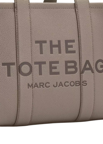 Marc Jacobs Leather Small Tote Bag Grey