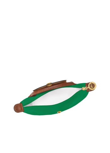 Longchamp Le Pliage Original Pouch With Handle Green