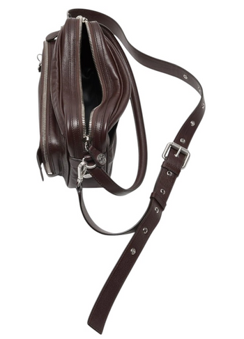 Acne Studios Camero Party Shoulder Bag Chocolate Brown