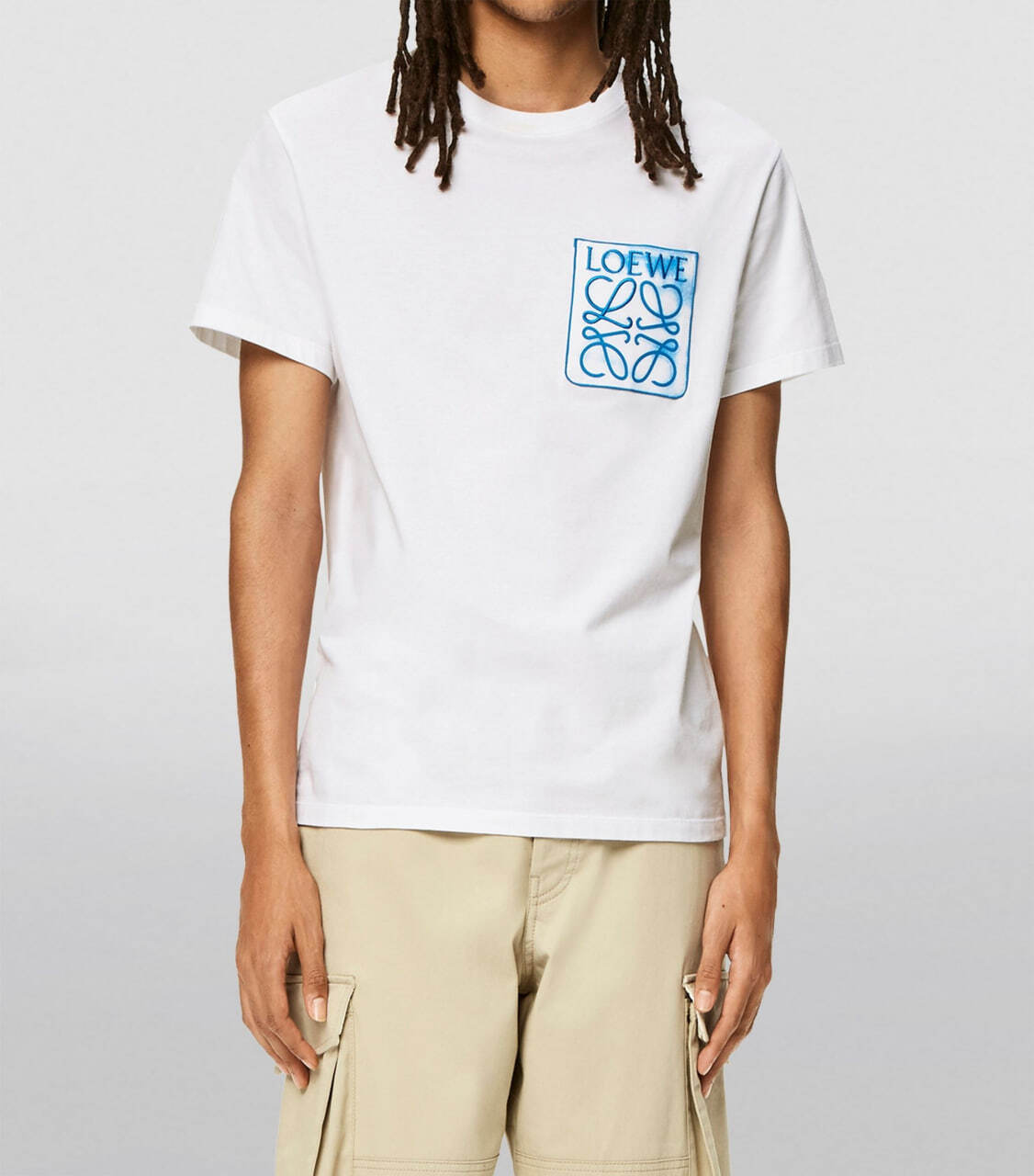 Loewe Anagram Fake Pocket T-shirt White