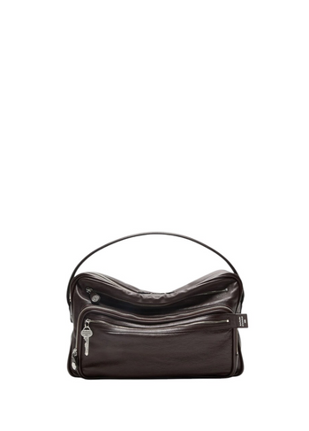 Acne Studios Camero Party Shoulder Bag Chocolate Brown