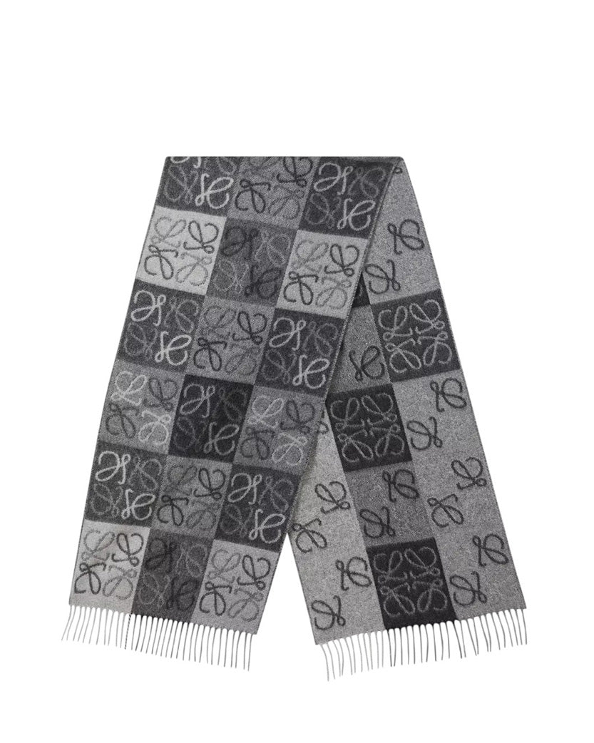 Loewe Anagram Scarf Grey