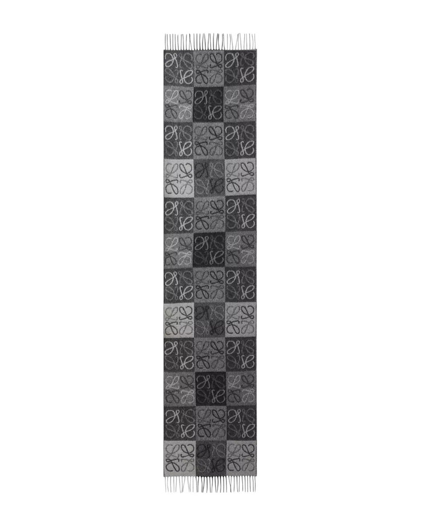 Loewe Anagram Scarf Grey
