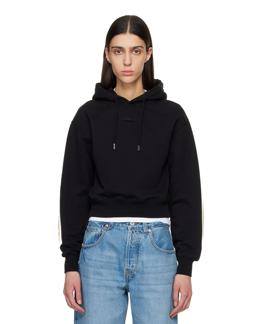 Jacquemus The Gros Grain Hoodie Black