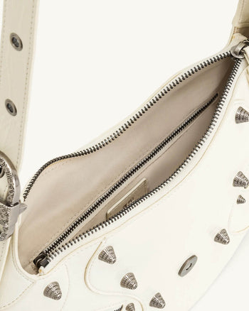 JW PEI Tessa Crushed Shoulder Bag White