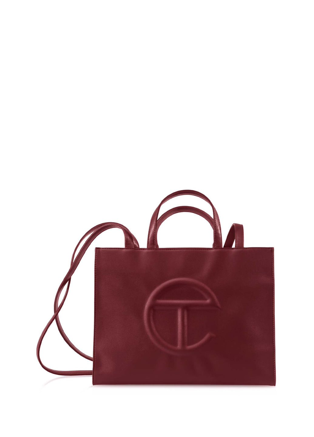 Telfar Medium Shopping Bag Oxblood