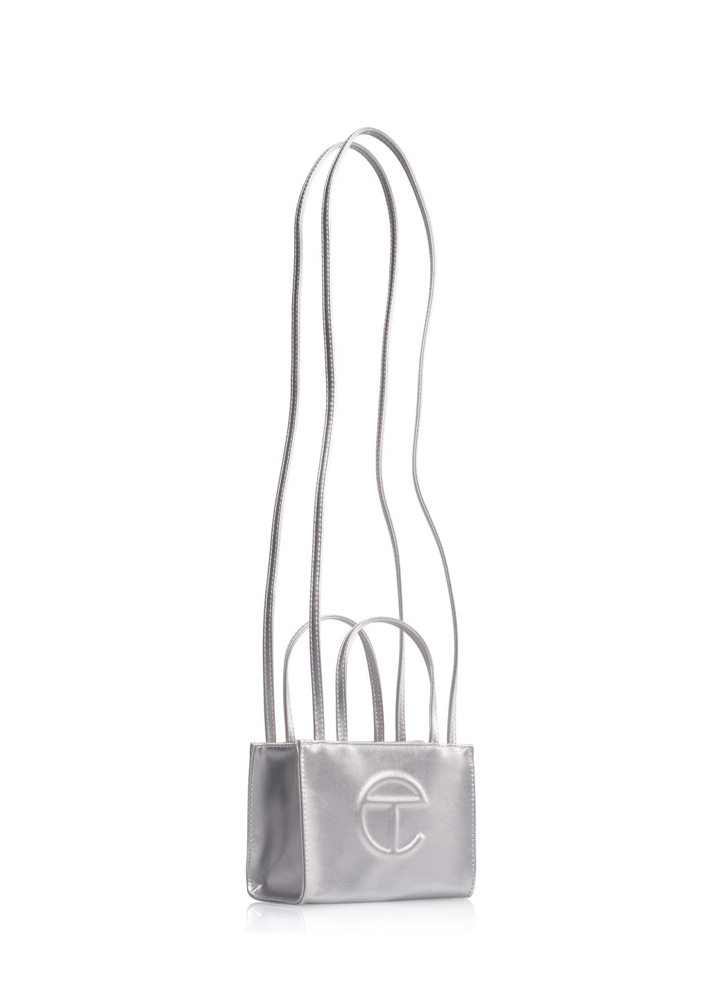 Telfar Small Shopping Bag Silver