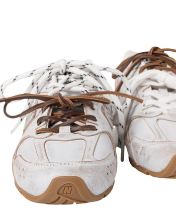 New Balance X Miu Miu 530 SL Leather Sneakers White